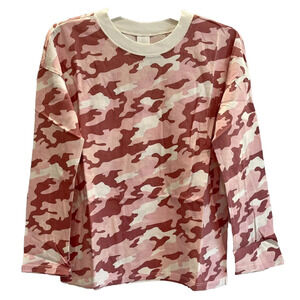 Girls Pink Camo Shirt Long Sleeve Size XL 14/16 ✨NEW✨ Nordstrom Melrose & Market